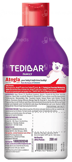 Tedibar Atogla Baby Moisturizing Lotion 200ml Pack Of 2 Tedibar Atogla Baby Moisturizing Lotion 200ml Pack Of 2