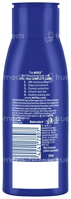 Nivea Body Milk Nourishing Lotion 50Ml