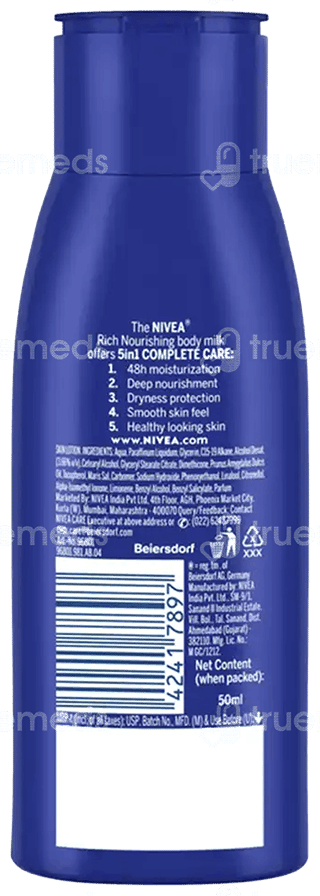 Nivea Body Milk Nourishing Lotion 50Ml