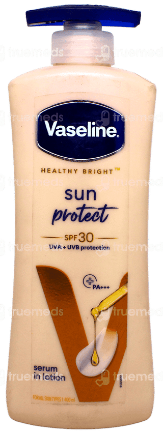 Vaseline Healthy Bright Sun Protect Spf 30 Pa+++ Serum In Lotion 400ml