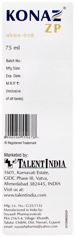 Konaz Zp Lotion 75ml