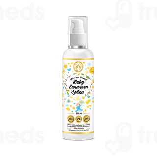 Mom & World Mineral Based Spf 50 Pa+++ Baby Sunscreen Lotion 120ml