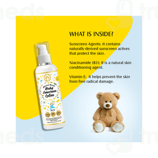 Mom & World Mineral Based Spf 50 Pa+++ Baby Sunscreen Lotion 120ml