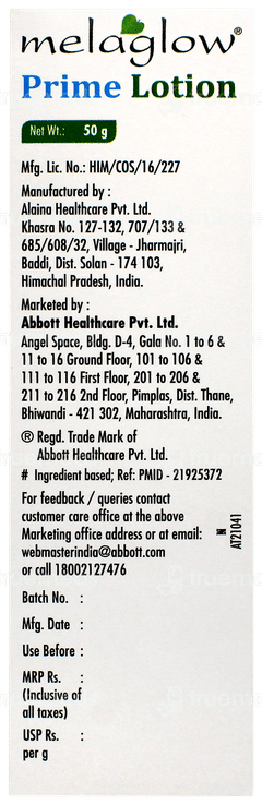 Melaglow Prime Depigmenting Lotion 50gm
