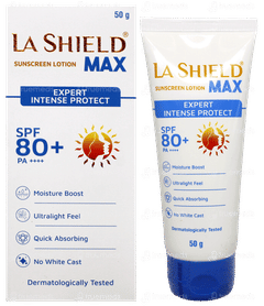 La Shield Max Spf 80+ Pa++++ Sunscreen Lotion 50Gm