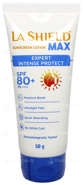 La Shield Max Spf 80+ Pa++++ Sunscreen Lotion 50Gm