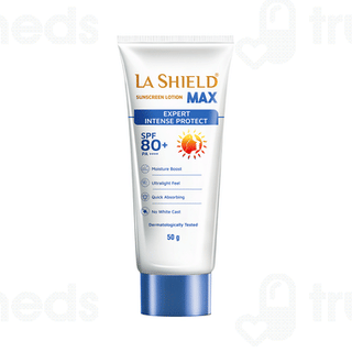 La Shield Max Spf 80+ Pa++++ Sunscreen Lotion 50Gm
