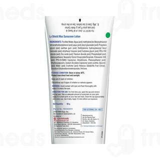 La Shield Max Spf 80+ Pa++++ Sunscreen Lotion 50Gm