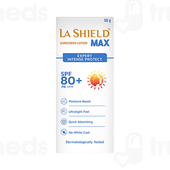 La Shield Max Spf 80+ Pa++++ Sunscreen Lotion 50Gm
