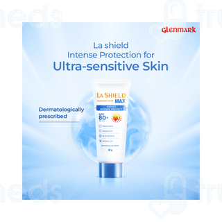 La Shield Max Spf 80+ Pa++++ Sunscreen Lotion 50Gm