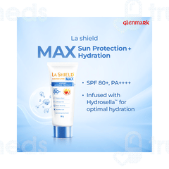 La Shield Max Spf 80+ Pa++++ Sunscreen Lotion 50Gm