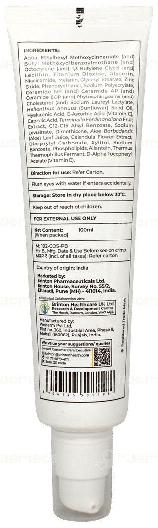 Brinton Uv Doux D Tan Spf 50 Pa++++ Aqua Sunscreen Lotion 100ml