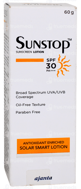 Sunstop Spf 30 Pa+++ Sunscreen Lotion 60gm