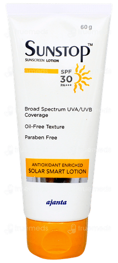 Sunstop Spf 30 Pa+++ Sunscreen Lotion 60gm