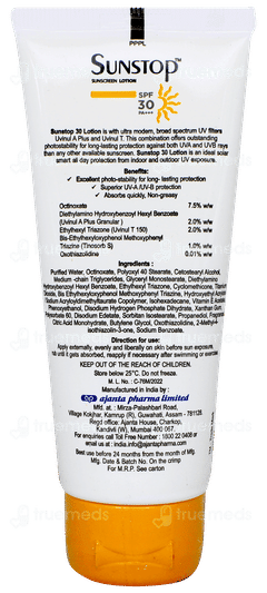 Sunstop Spf 30 Pa+++ Sunscreen Lotion 60gm