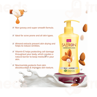 Vi John Women Saffron Milk & Almond Fairness Body Lotion 100ml