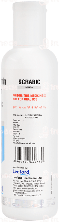 Scrabic Lotion 100Ml Scrabic Lotion 100Ml