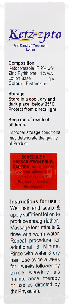 Ketz Zpto Anti Dandruff Lotion 100ml