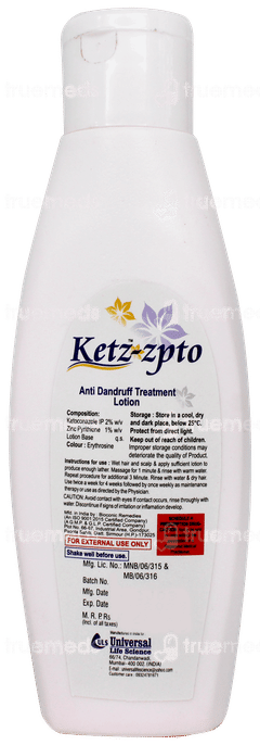 Ketz Zpto Anti Dandruff Lotion 100ml
