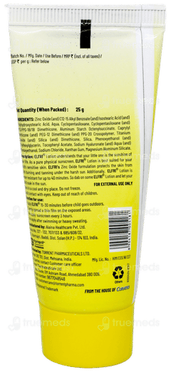 Elfri Spf 50 Pa+++ Kids Sunscreen Lotion 25Gm
