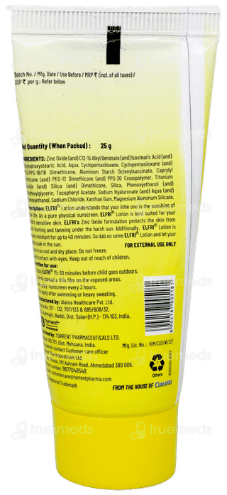 Elfri Spf 50 Pa+++ Kids Sunscreen Lotion 25Gm