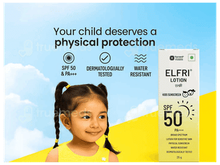 Elfri Spf 50 Pa+++ Kids Sunscreen Lotion 25Gm
