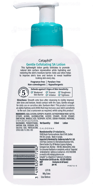 Cetaphil New Gentle Exfoliating Sa Lotion 236ml