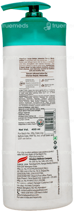 Himalaya Cocoa Butter Intensive Serum Body Lotion 400Ml Buy 1 Get 1 Free