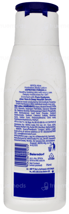 Nivea Aloe Hydration New 72h Moisture Body Lotion 75ml