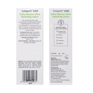 Cetaphil Dam Daily Advance Ultra Hydrating Lotion 50Gm