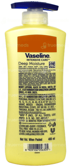 Vaseline Intensive Care Deep Moisture New Formula Lotion 400Ml