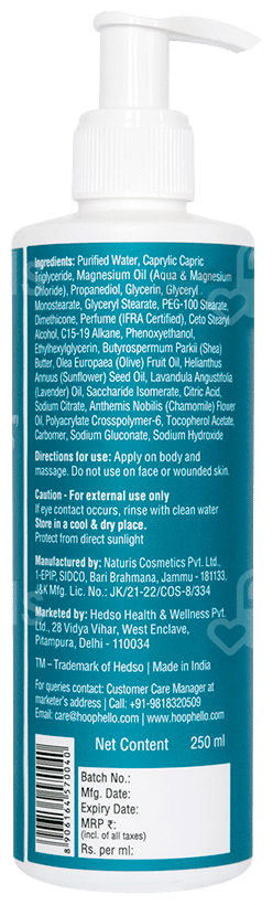Hoop Sleep Minerals Magnesium Body Lotion 250Ml