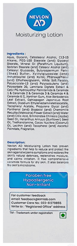 Nevlon Ad Moisturizing Lotion 150Ml