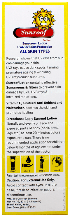 Sunroof Spf 50 New & Improved Sunscreen Lotion 100Ml