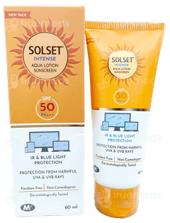 Solset Intense Spf 50 Pa+++ Sunscreen Lotion 60Ml