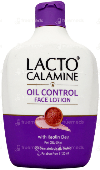 Lacto Calamine Oil Control Kaolin Clay Face Lotion 120Ml