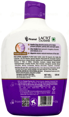 Lacto Calamine Oil Control Kaolin Clay Face Lotion 120Ml