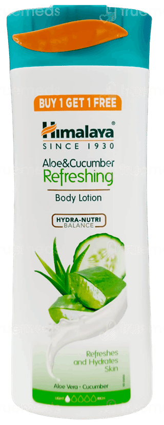 Himalaya Aloe & Cucumber Refreshing Body Lotion 400Ml Buy 1 Get 1 Free