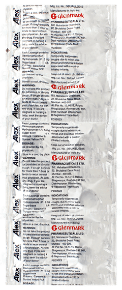 Alex Ginger Lemon Flavour Lozenges 10