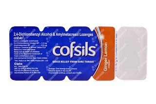 Cofsils Ginger Lemon 1.2/0.6 MG Lozenges 10