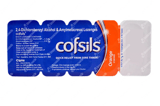 Cofsils Orange 1.2/0.6 MG Lozenges 10