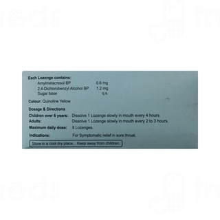 Recofast Honey Lemon 1.2/0.6 MG Lozenges 10