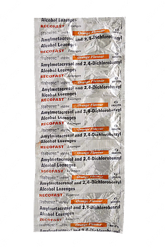 Recofast Orange Flavour Lozenges 10