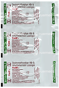 Tusq D Honey Lemon Flavour Cough Lozenges 6