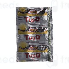 Tusq D Honey Lemon Flavour Cough Lozenges 6