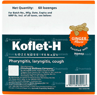 Himalaya Koflet H Ginger Lozenges 6