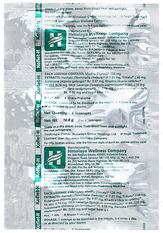 Himalaya Koflet H Ginger Lozenges 6