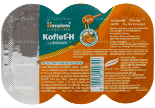 Himalaya Koflet H Orange Flavour Lozenges 6
