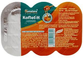 Himalaya Koflet H Orange Flavour Lozenges 6