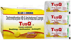 Tusq D Honey Lemon Flavour Lozenges 6 Tusq D Honey Lemon Flavour Lozenges 6